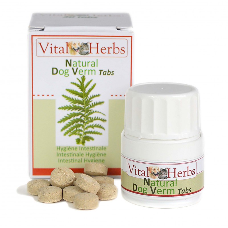 Natural Dog'Verm TABS Chiens & Chats Vital Herbs