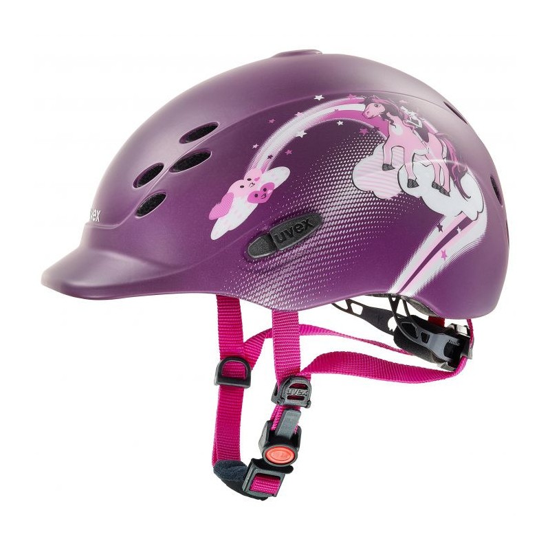 Casque enfant UVEX Onyxx friends MAUVE