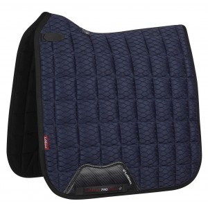 Tapis LeMieux CARBON MESH NAVY L  DRESSAGE