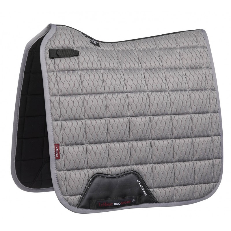 Tapis LeMieux CARBON MESH GRIS L  DRESSAGE