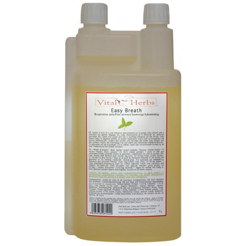 Easy Breath sirop toux 1L Vital Herbs